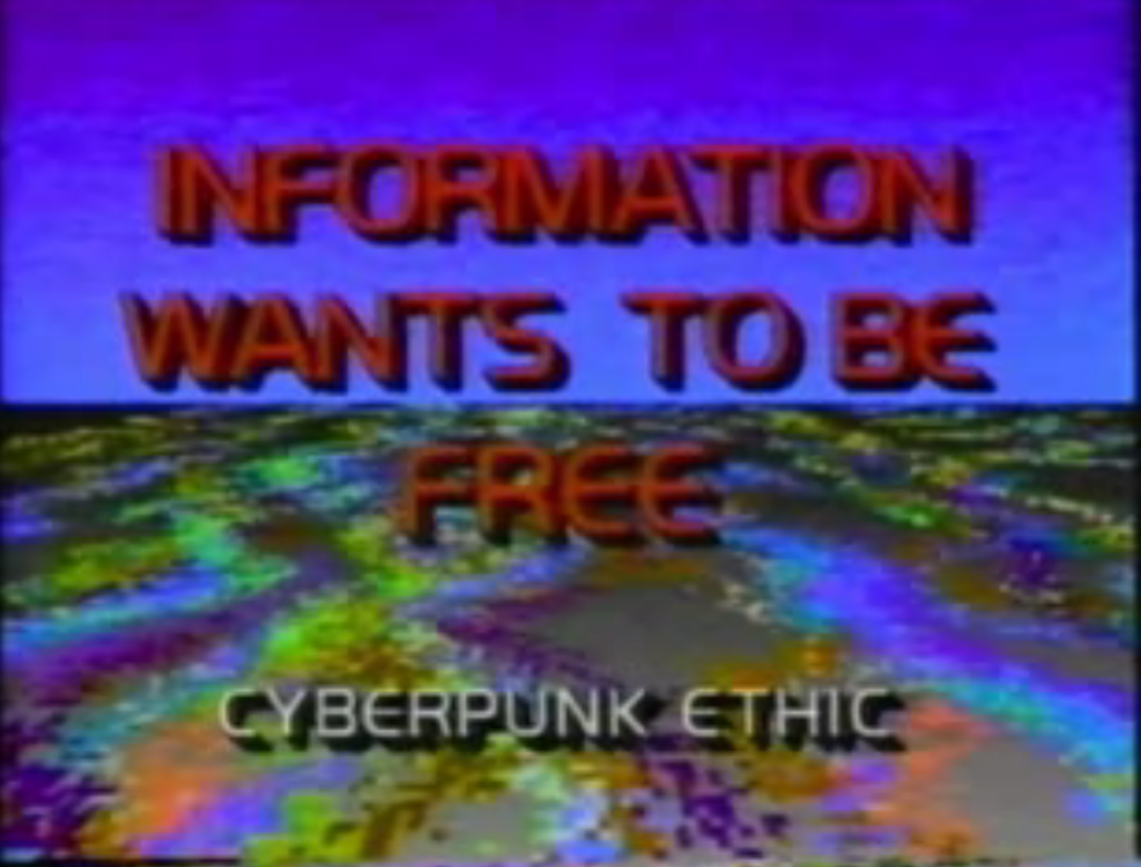 information wants to be free